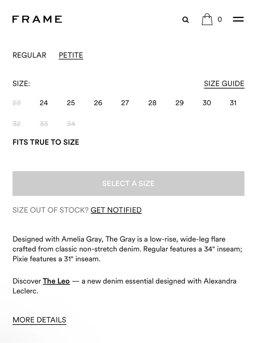 Frame. The GRAY. Low-rise jeans - Picture 6 of 9